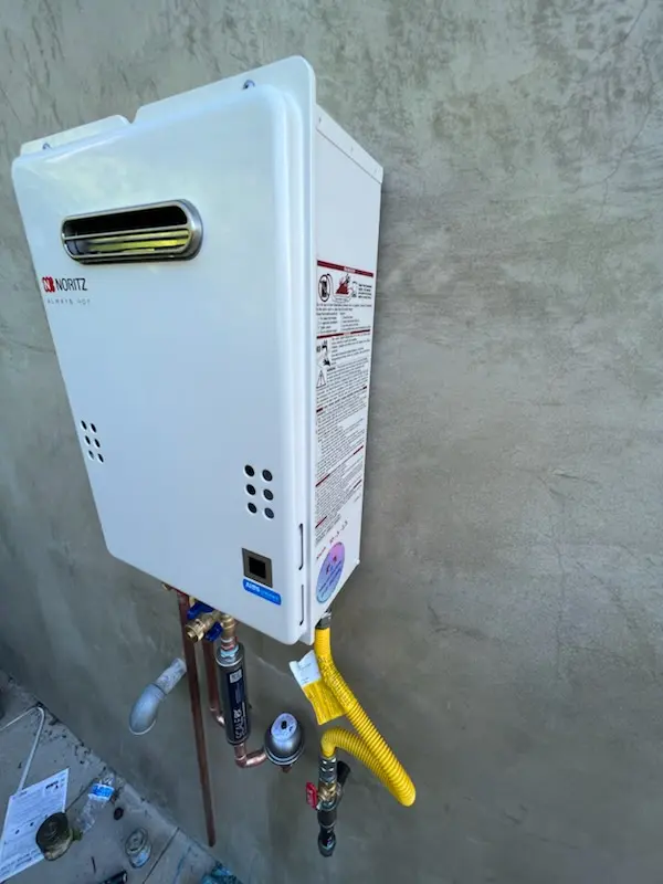 Tankless water heater installation for Echo homes